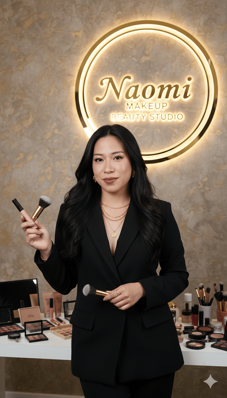 Naomi Bruno, artista de maquillaje de Naomi Makeup Studio